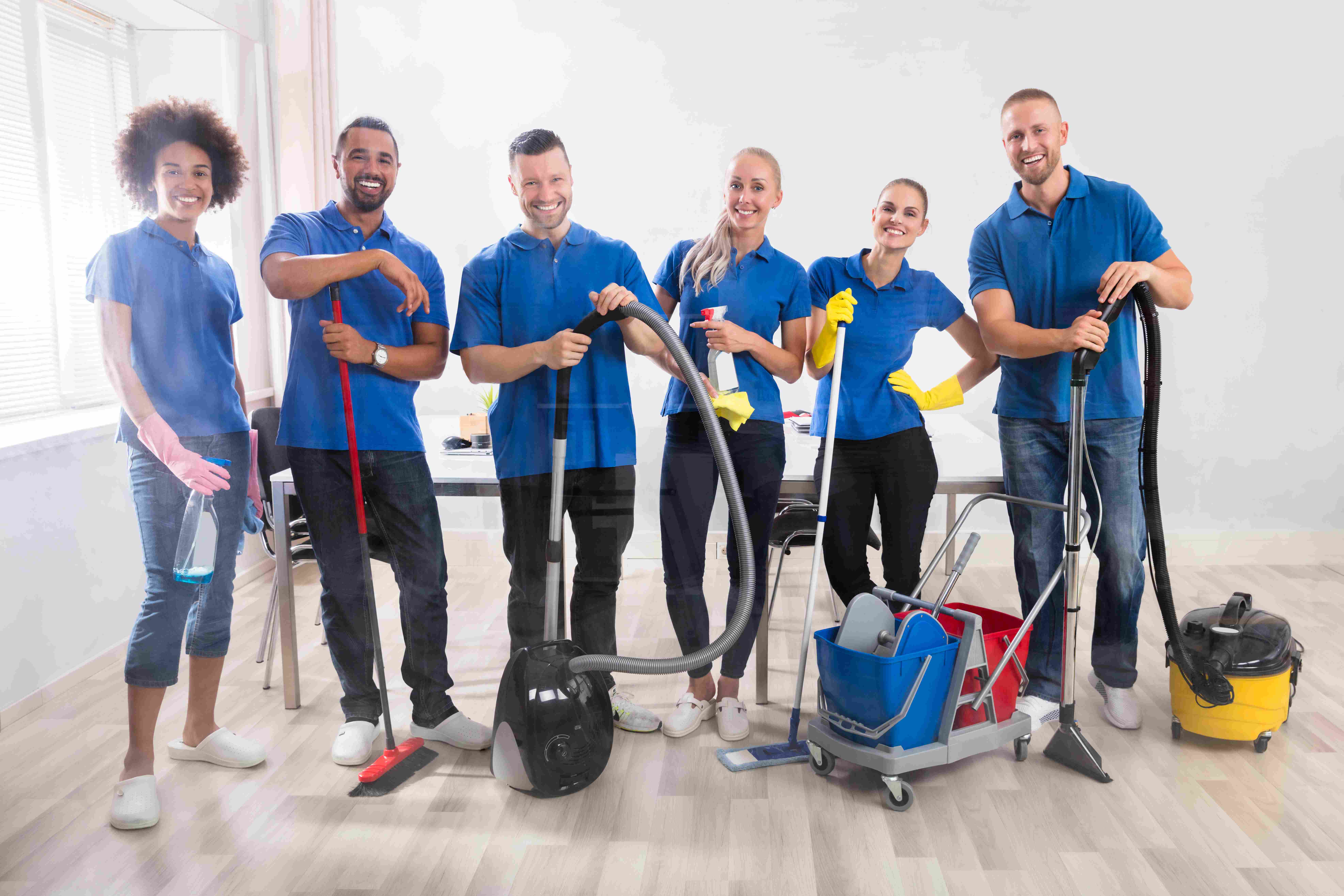 Unser Reinigungs-Team im Einsatz